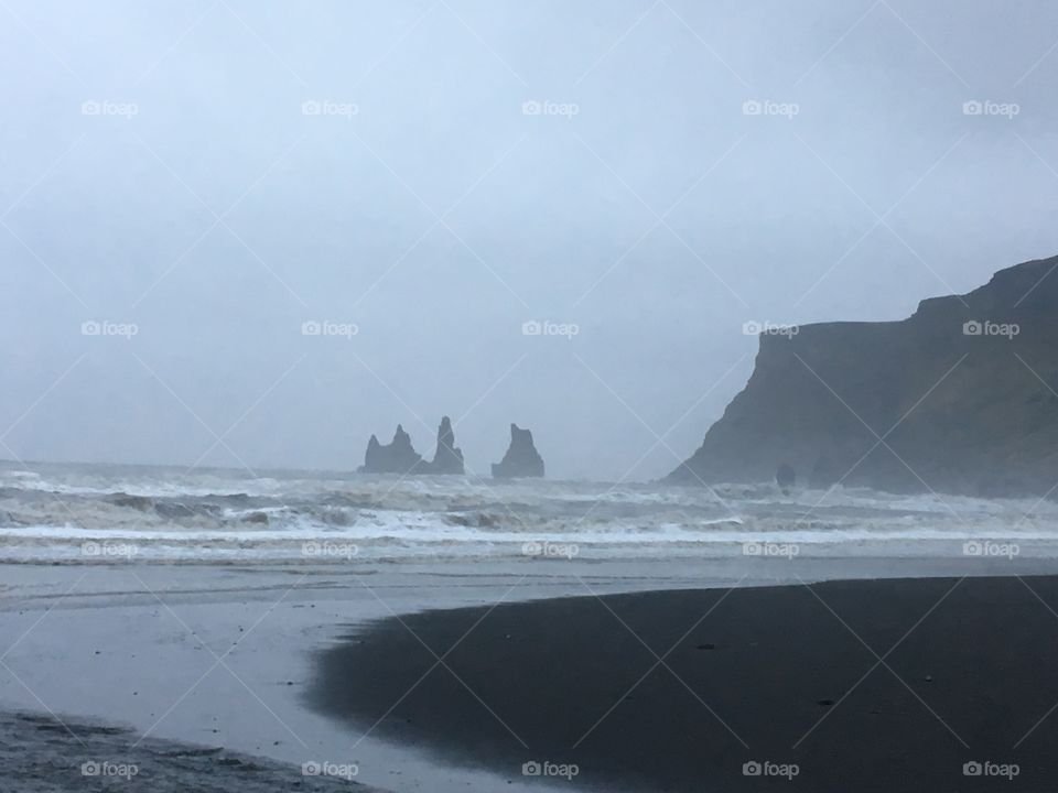 The shores at Vik Iceland