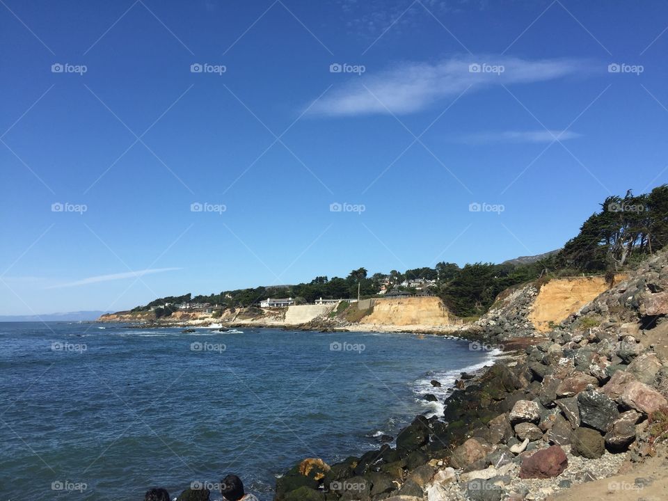 Beach at Half Moon Bay, California 