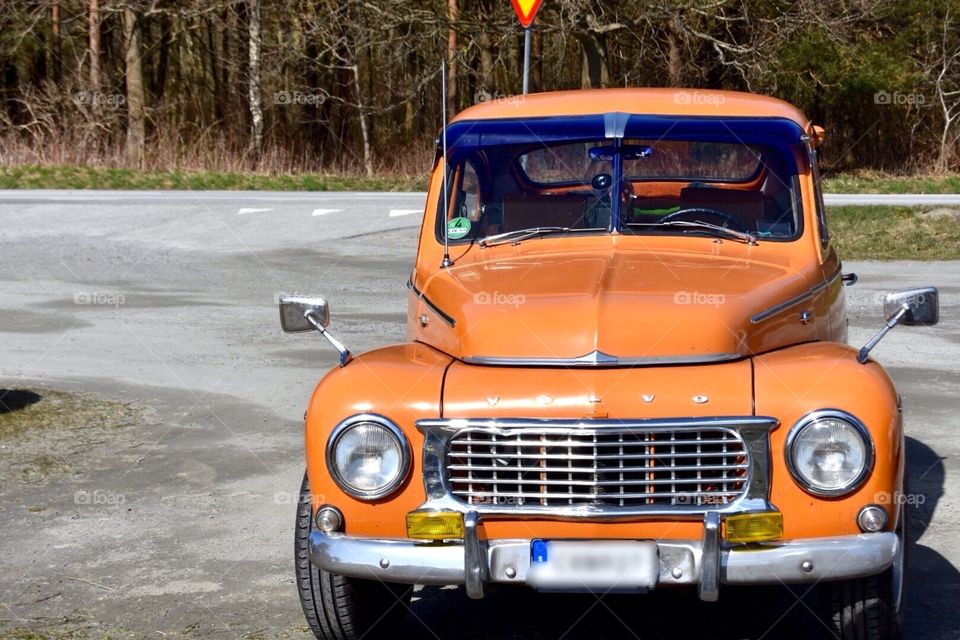 Beautiful old veteran car