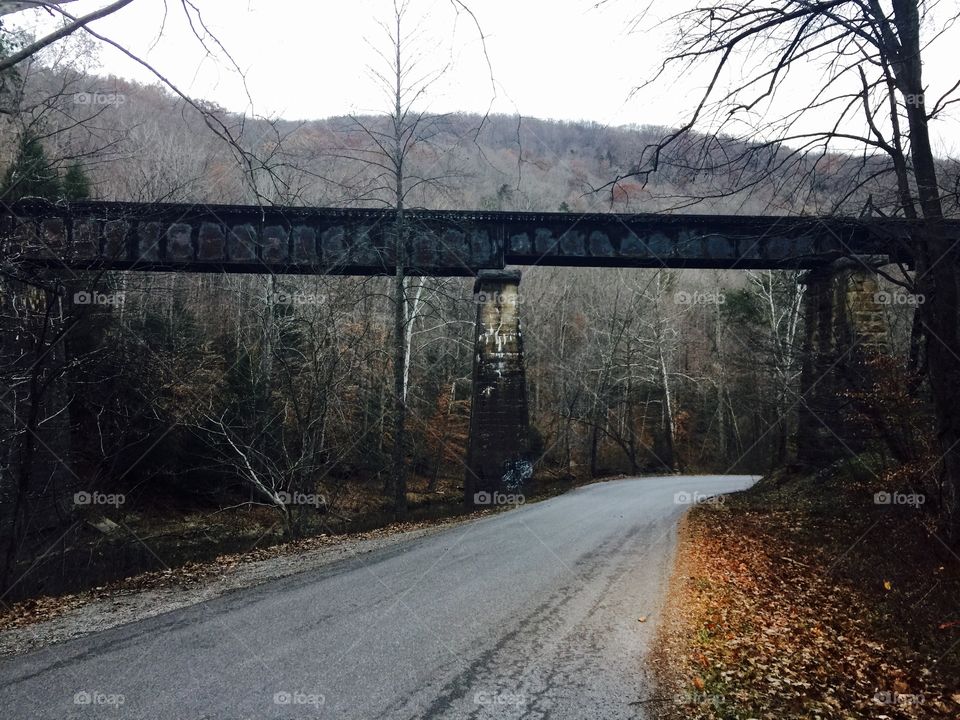 Mountain Overpass. Mountain Overpass