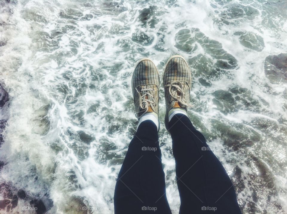 Feet above the sea storm 