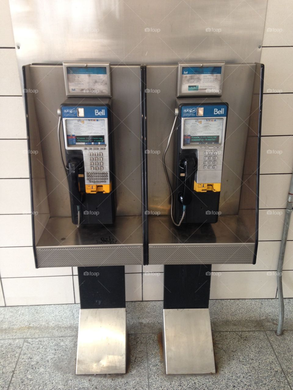 Twin pay phones

Bell Canada