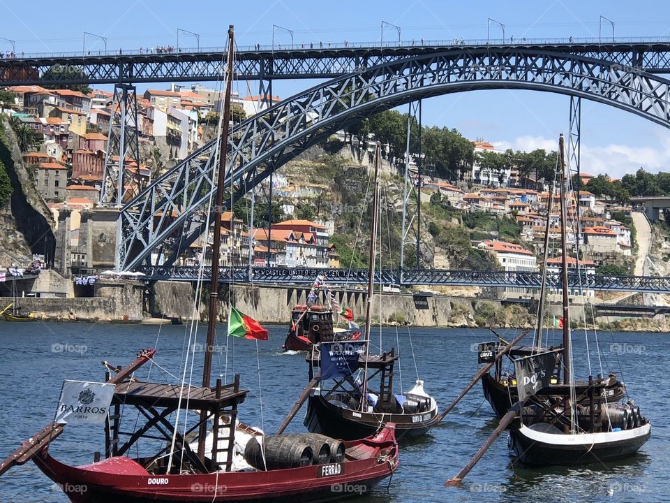 Bridge in Porto Portugal 