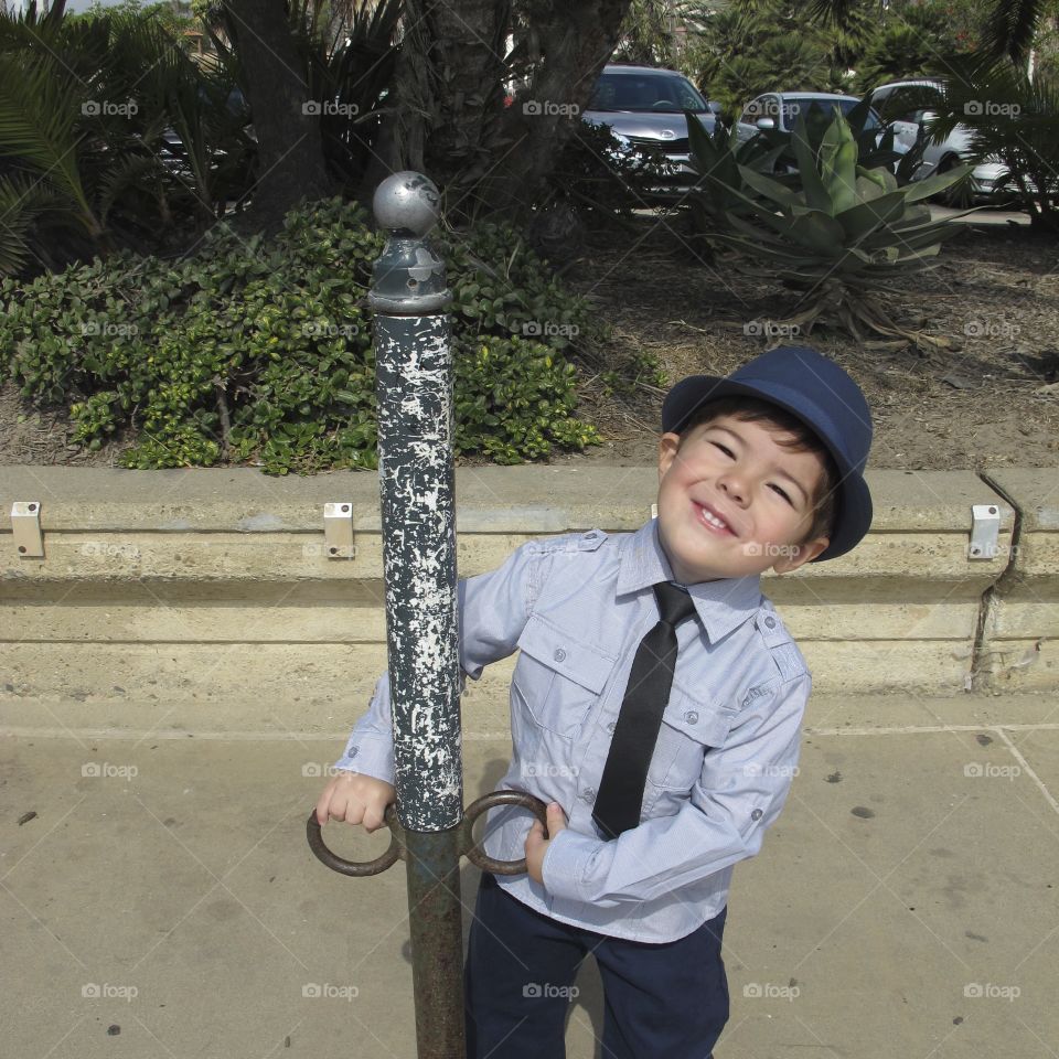 Portrait of smiling boy