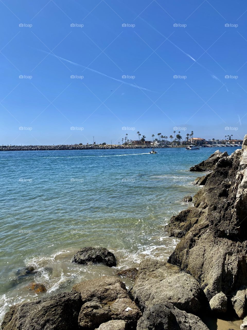 View of the Wedge from Corona del Mar 