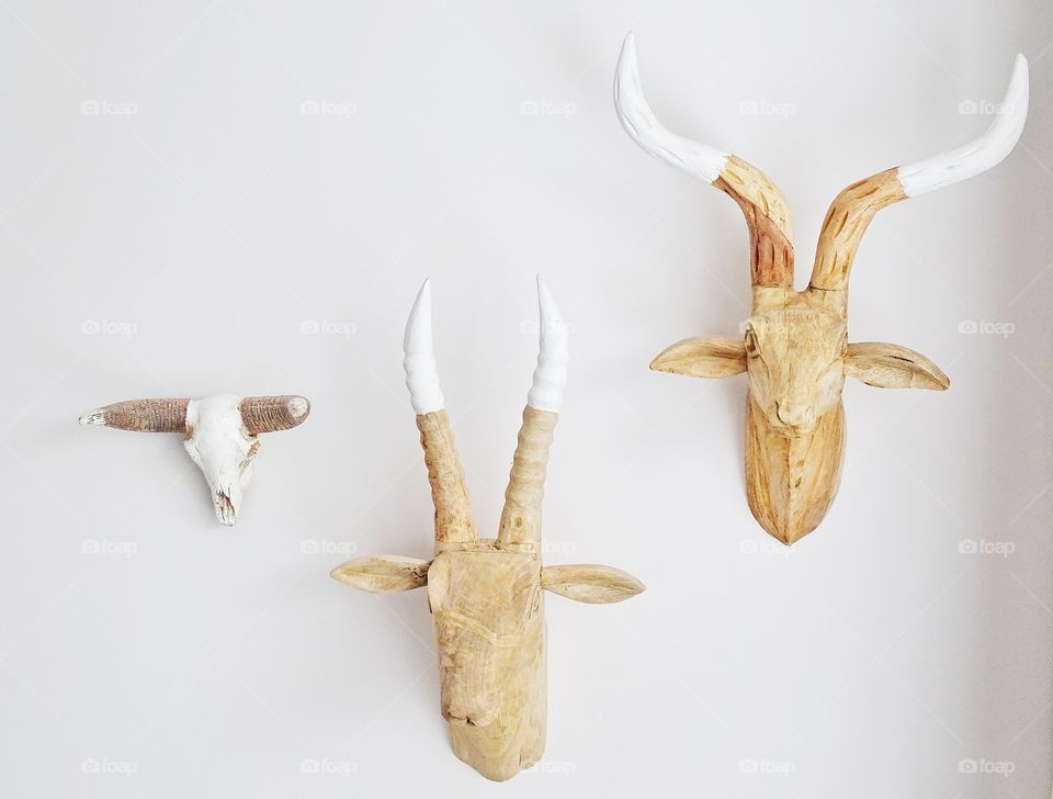 Home decoration animal heads