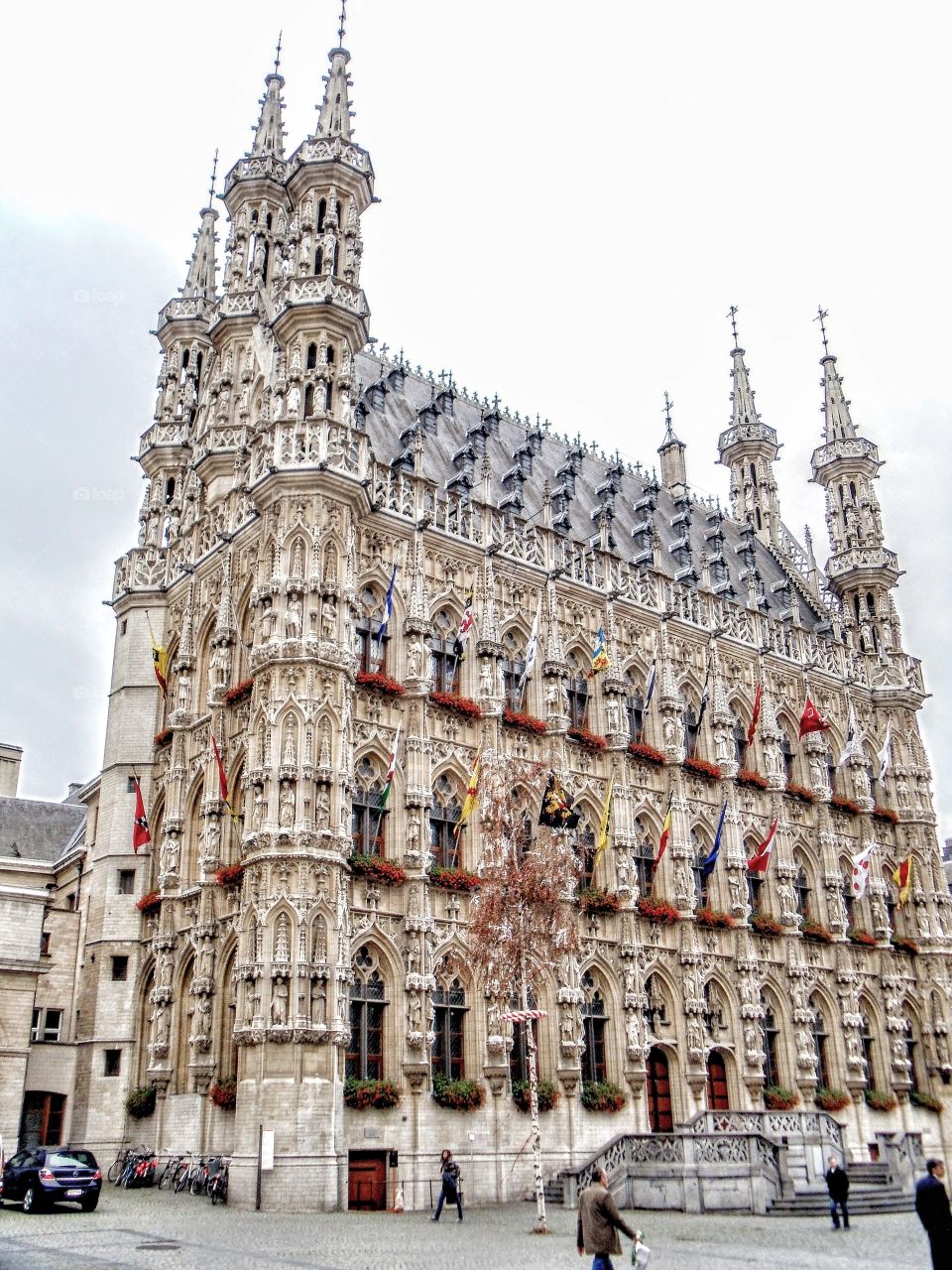 Historical Leuven Town Hall - Leuven, BELGIUM