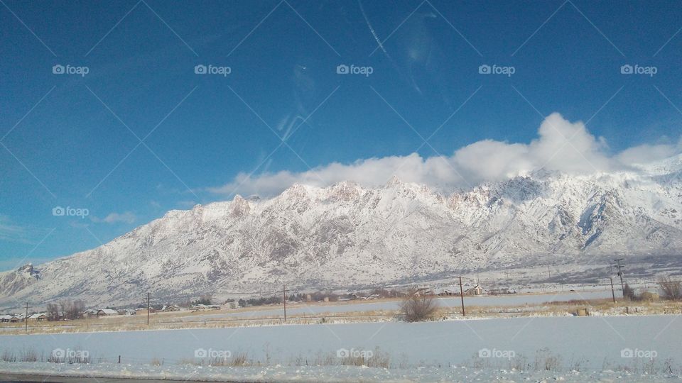 Snowy Rocky Mountains