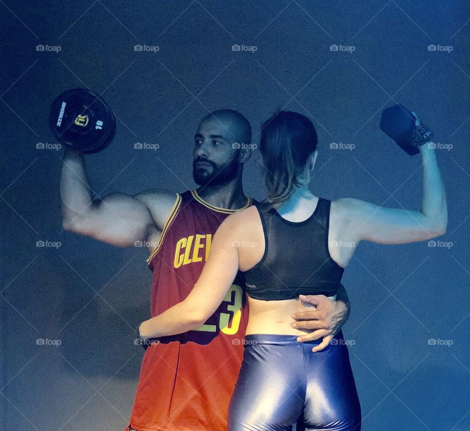 Fitness couple 