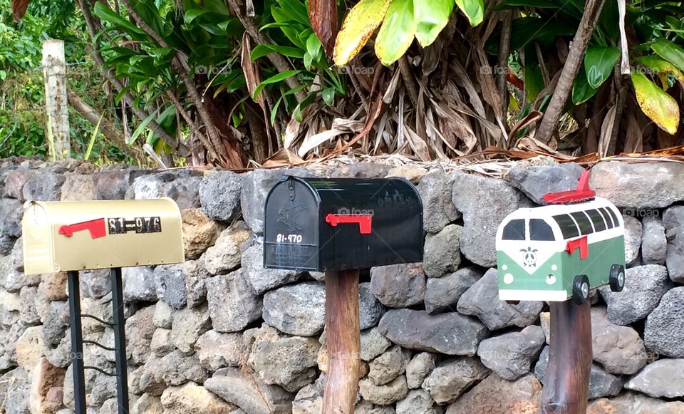 Cute mailboxes, in Hawaii of course 😉📫📬