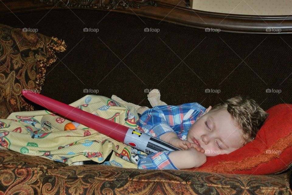 Light saber battles wear you out 