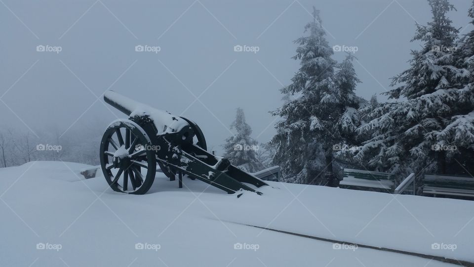 black and white . our climb was 1000 steps from the snow but it was just an uphill