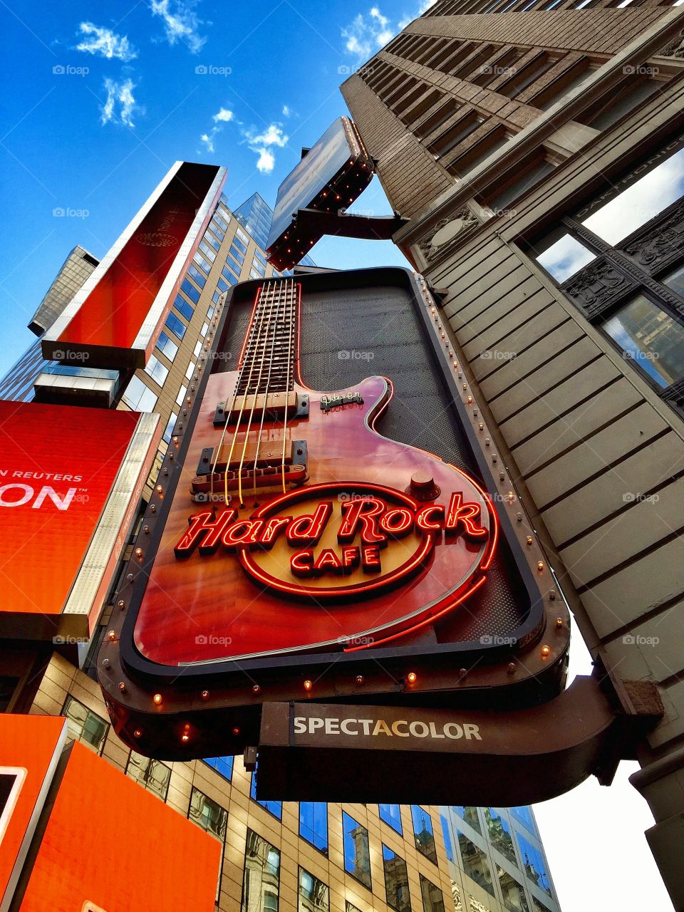 Times Square Hard Rock Cafe. Hard Rock Cafe, Times Square, New York City