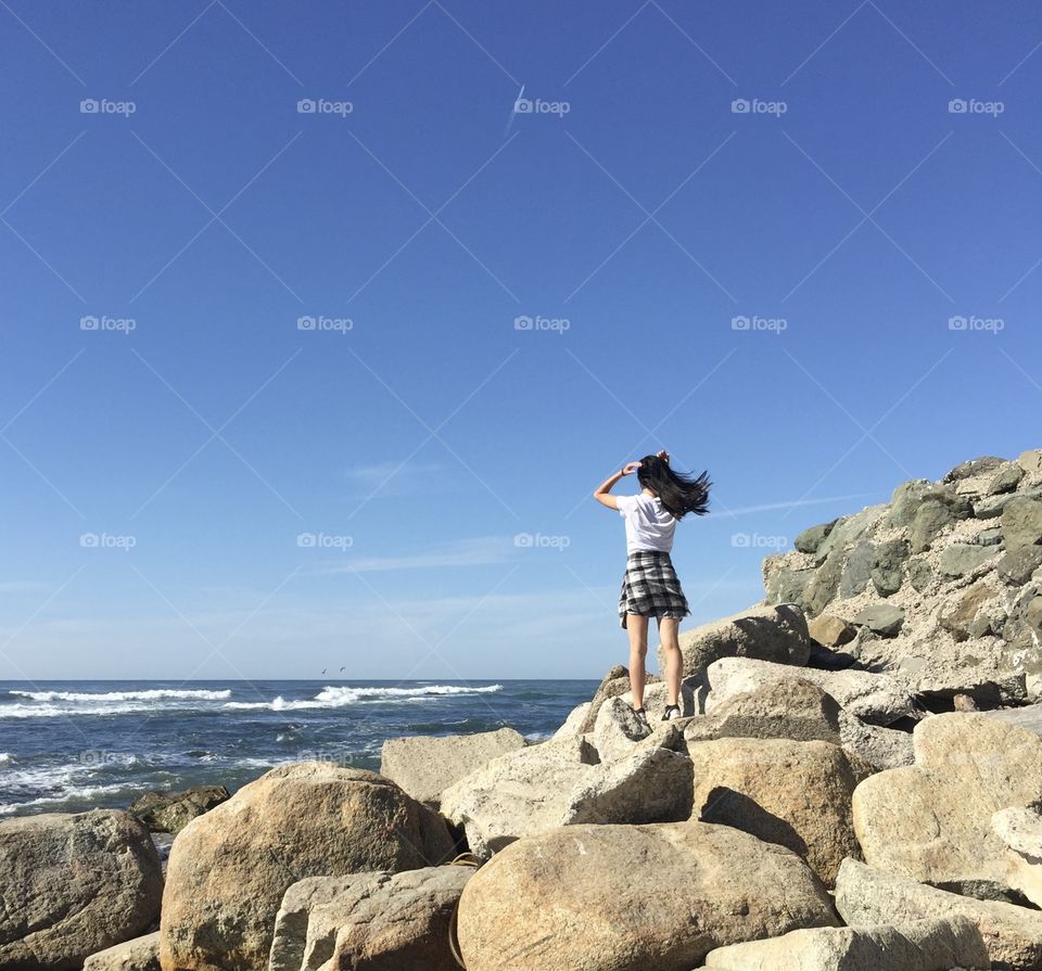 Beach at Half Moon Bay, California 