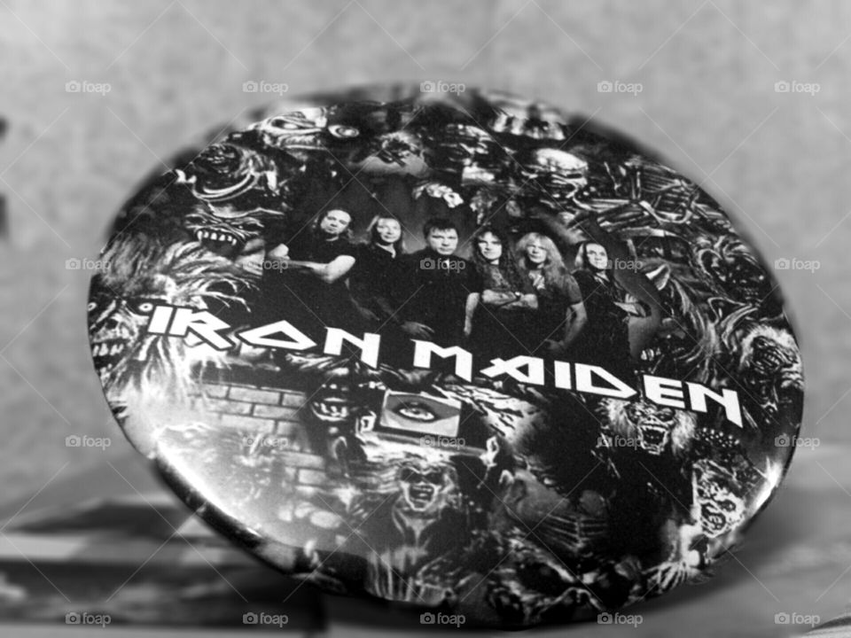 Iron Maiden! . A wonderful badge of a wonderful Band