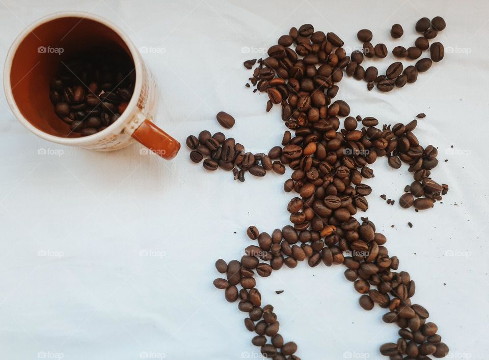 Creative photos about coffee addiction