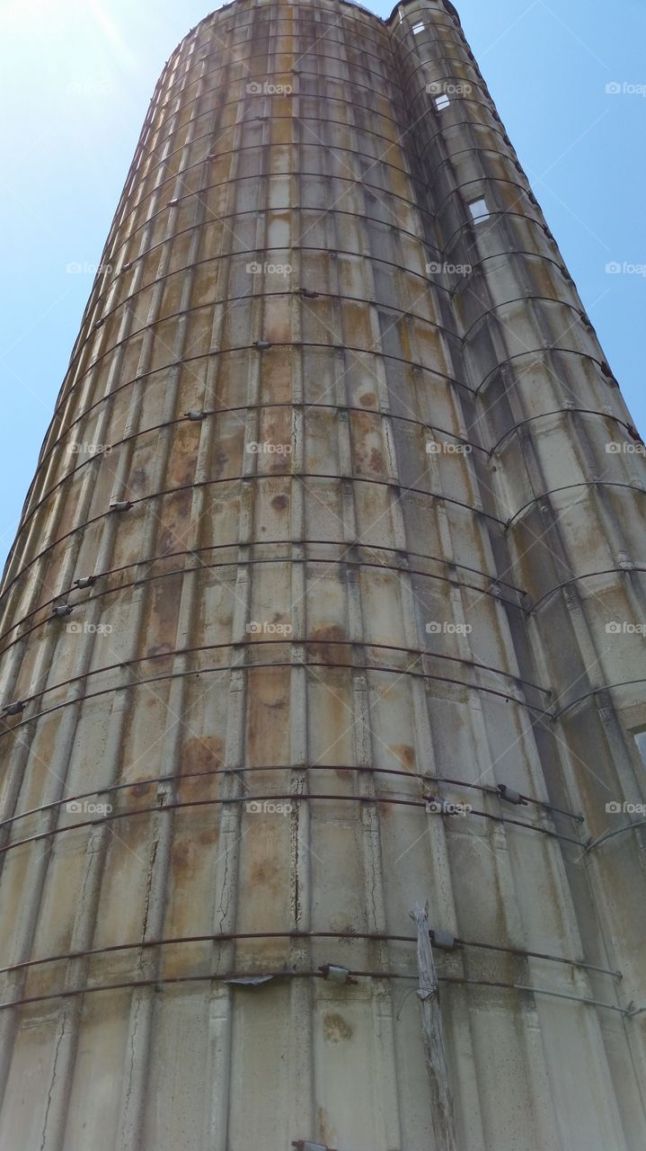 Grain silo. Working in Alabama found this beautiful old grain silo