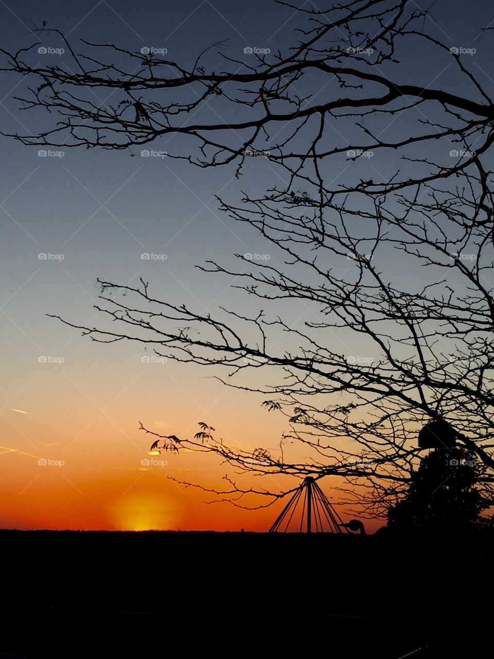 Sunset by the Ohio River 