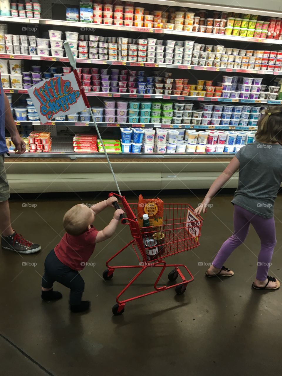 People, Child, Stock, Shopping, Supermarket