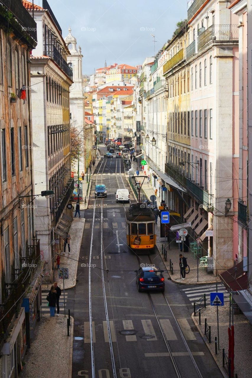 The classic and legendary tram of Lisbon