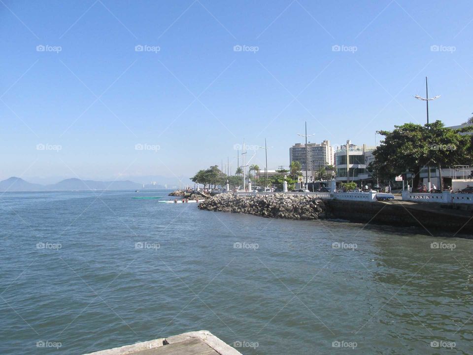 ponta da Praia em Santos