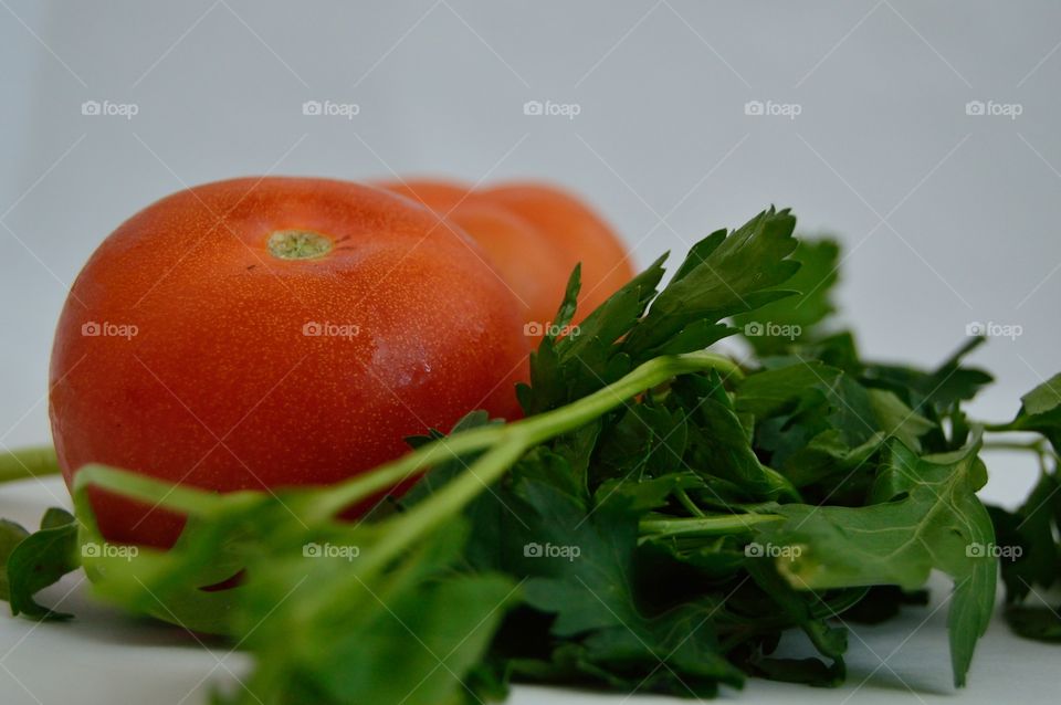 Delicious red tomatoes