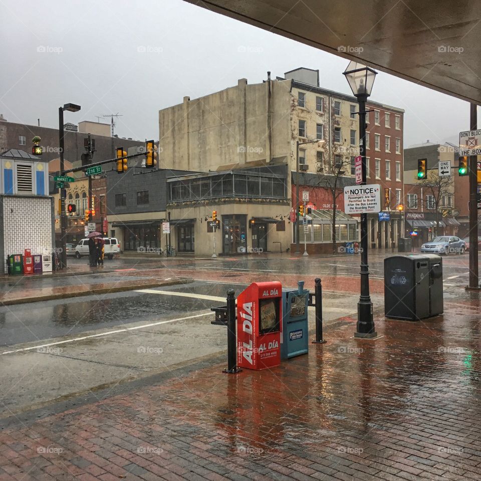 Wet Philadelphia Day