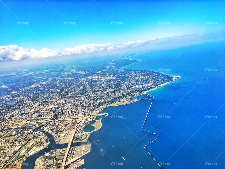 City view from above