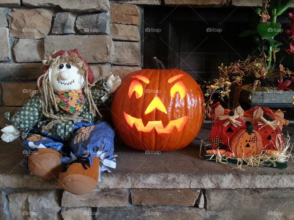 Halloween pumpkin.