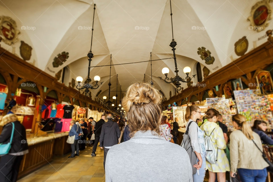 Shopping in Krakov old town