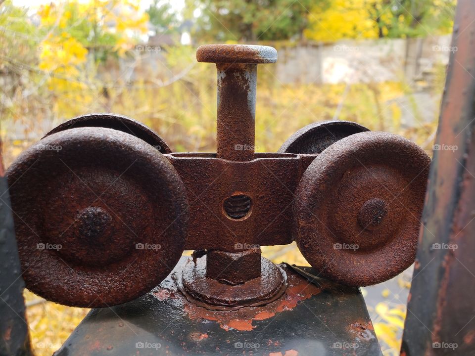 steel antique roller for fence or gate