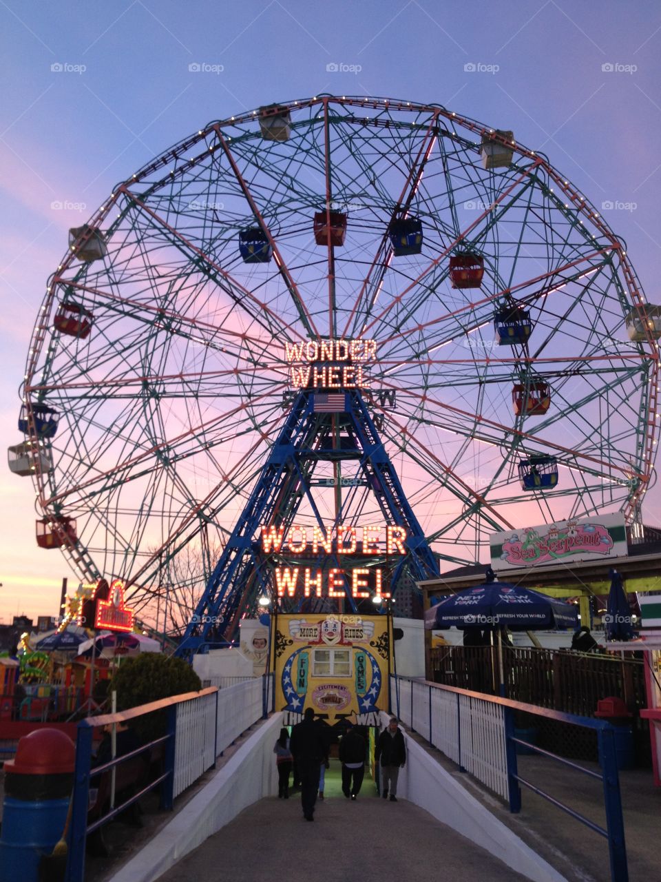 Wonder Wheel at Coney Island, New York
