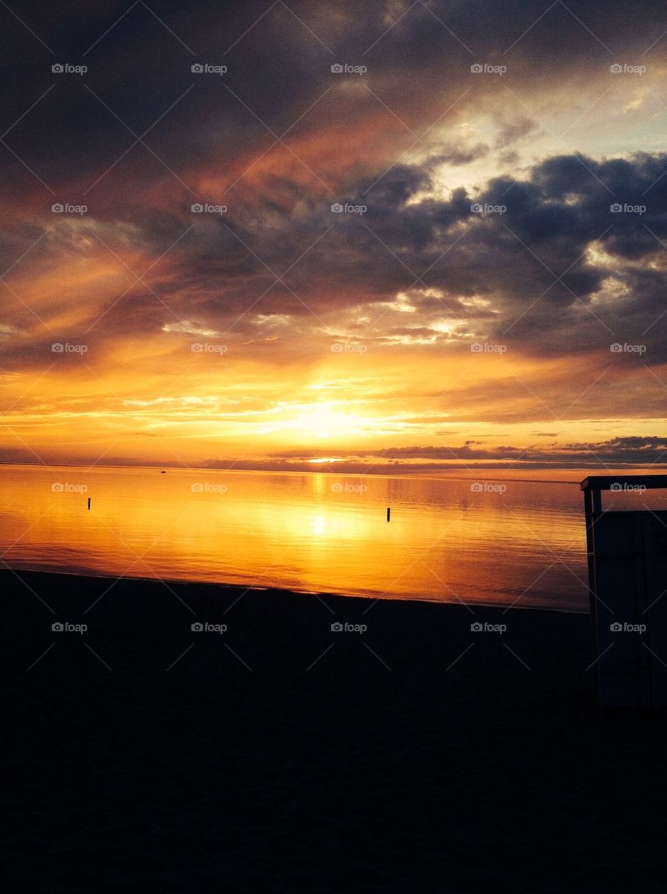 Sunset on Lake Michigan