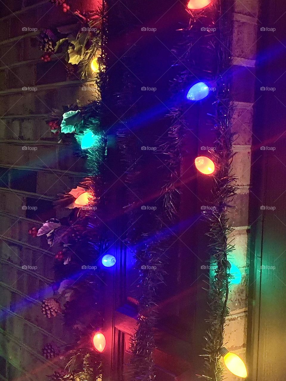 Christmas lights from 2021 - big bulbs 