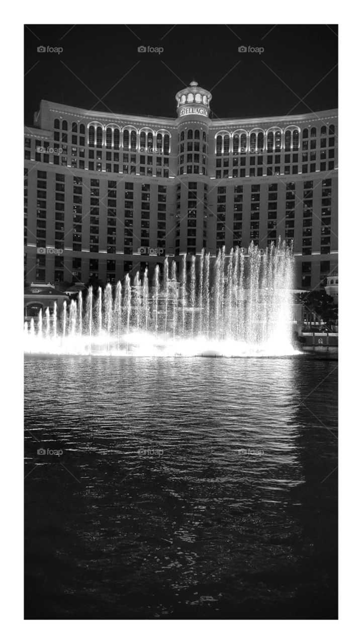 Beautiful Las Vegas water fountain