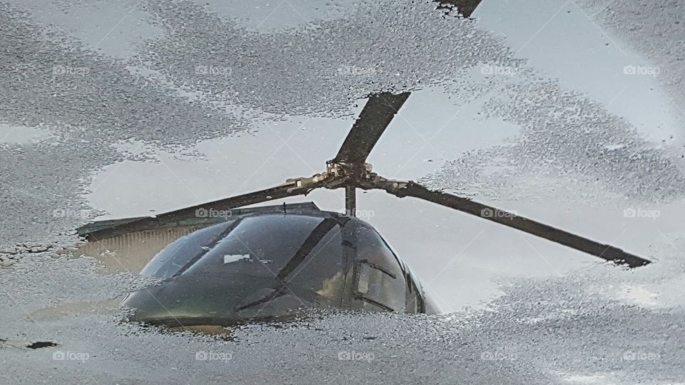 Helicopters Reflection
