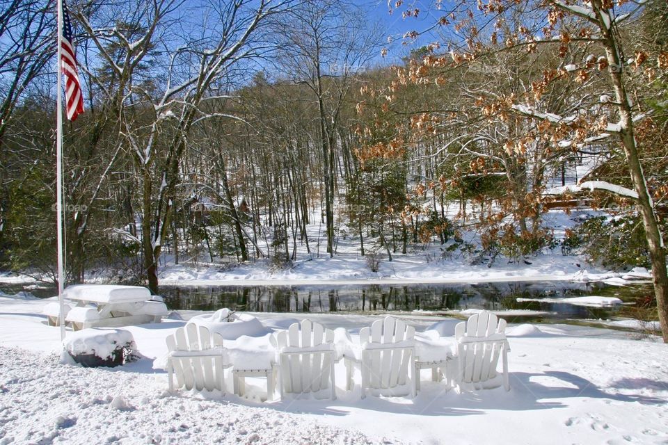 Winter by the creek 