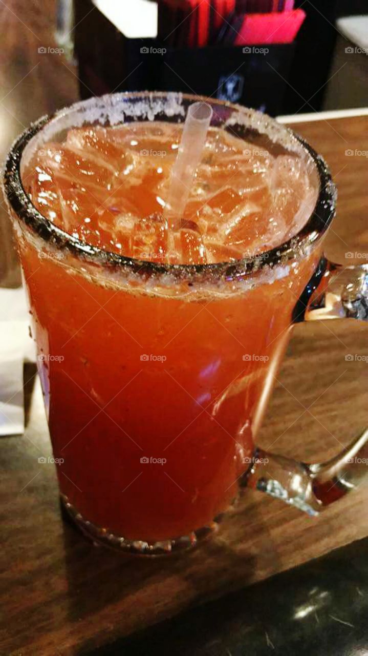 FRUIT MIX WITH ALCOHOL.