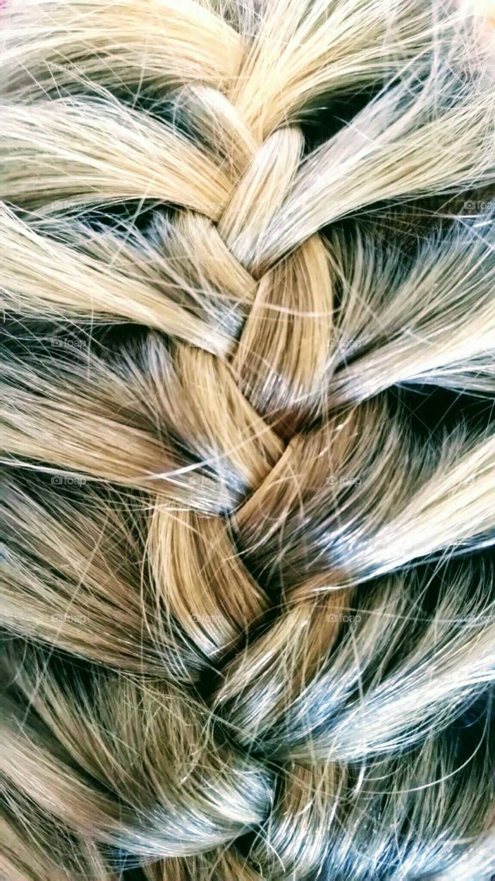 Beautiful braided hair