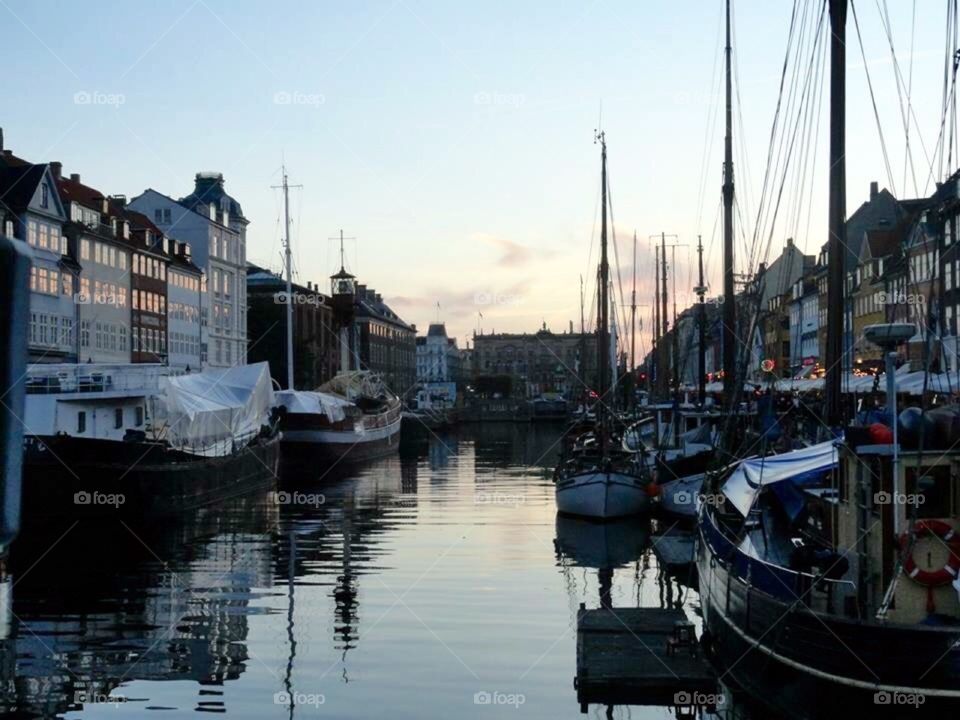 Sunset in Copenhagen 