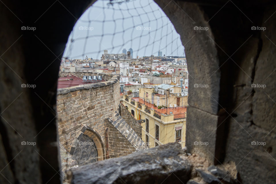 Barcelona desde la Torres de las Iglesia de Santa María del Pi