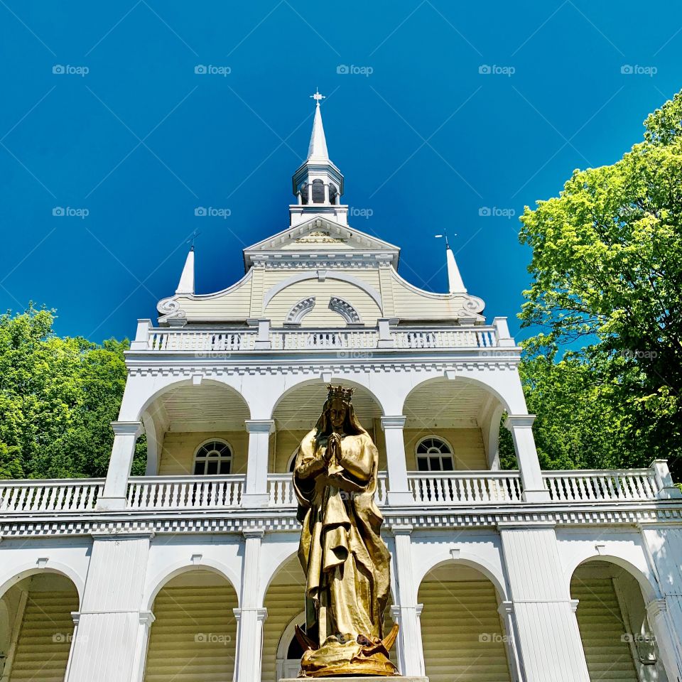 Beautiful Ste-Anne-de-Beaupré Basilica, Quebec, Canada 