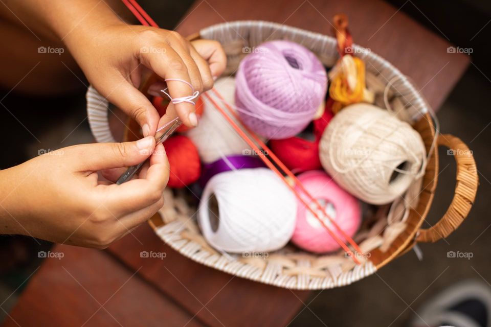 Crocheting