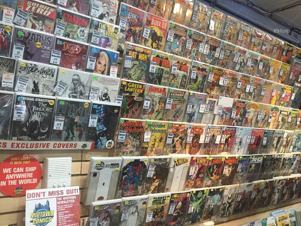 Comic book shop