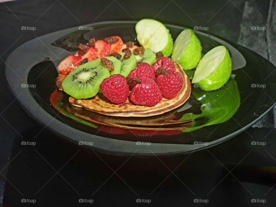 Pancake#sweet#fruits#delicious#photography#dessert