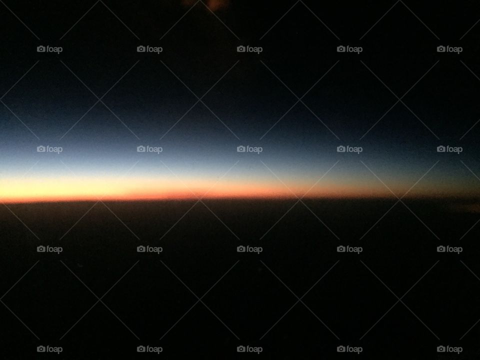 Sunset from the sky 