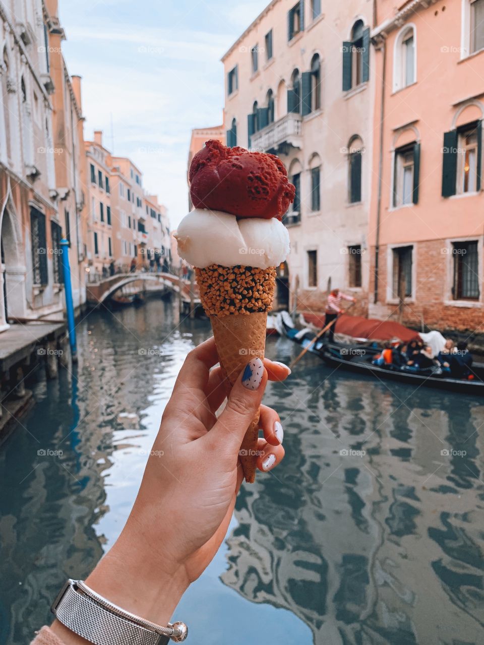Italian Ice cream in Venice 