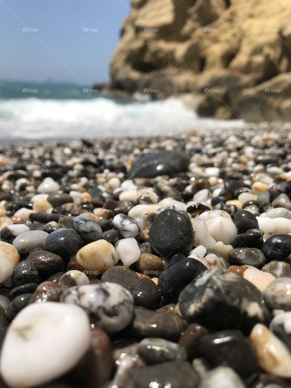 Matala beach pebbles 