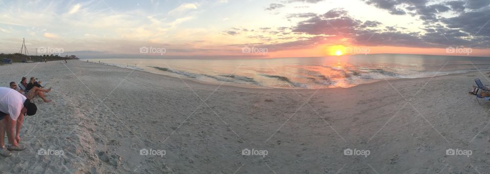 Florida beach panorama 