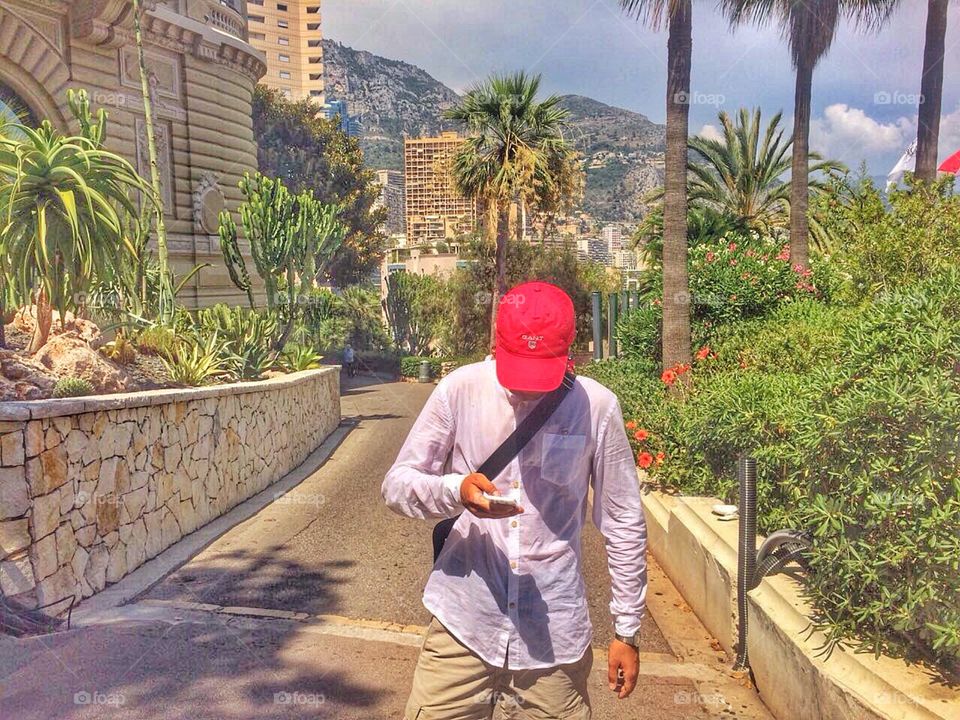 Walking in Monaco
